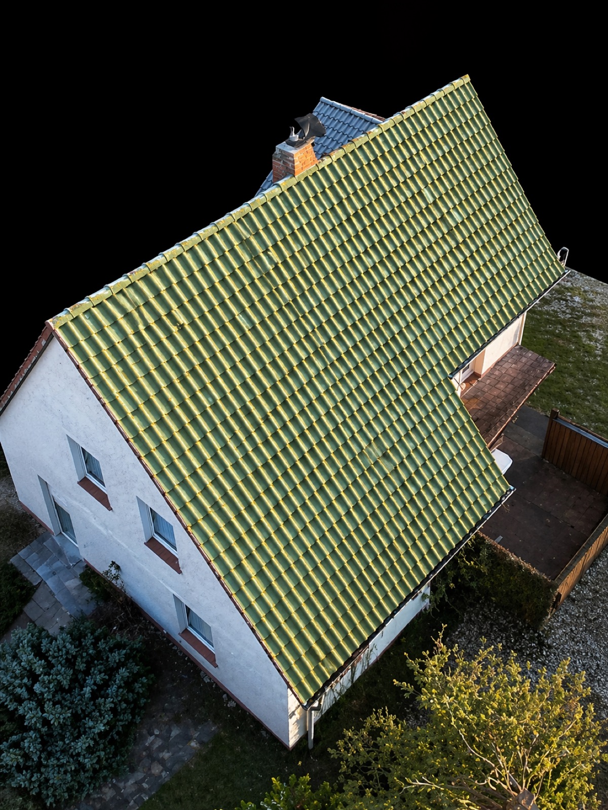 Dachbegutachtung aus der Luft