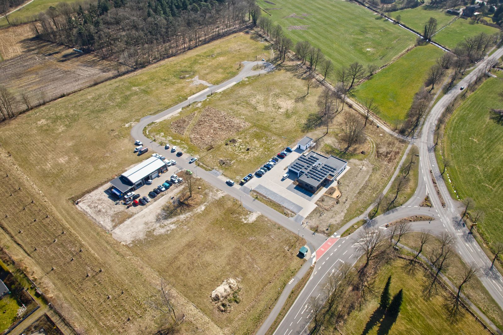Gewerbefläche in der Erschließung