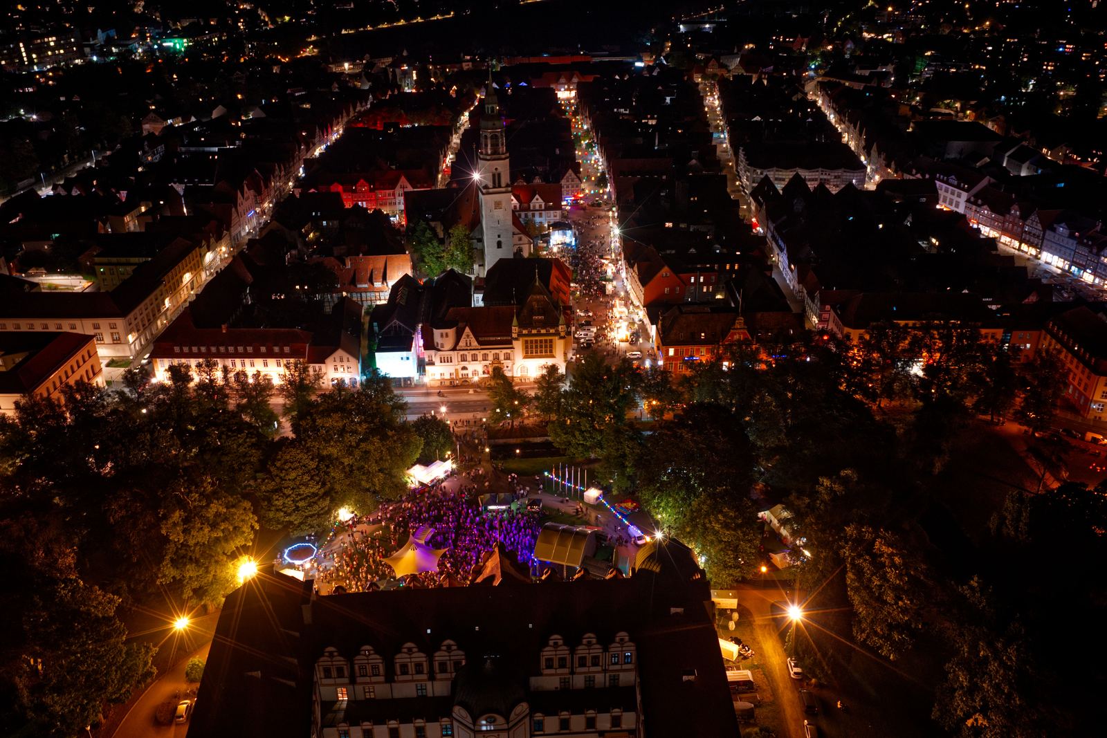 Innenstadt bei Nacht